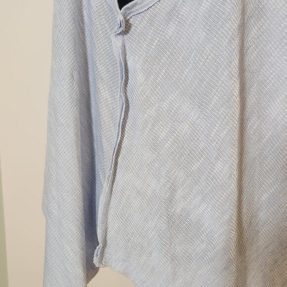 PEACH LOVE Baby Blue Oversized Tank, Size Large - Picture 7 of 12